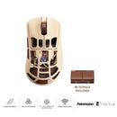 Pulsar Feinmann F01 Noctua Edition 8K Polling Rate eSports Gaming Mouse with Built-in Cooling Fan (Beige) (FMF01XS201)