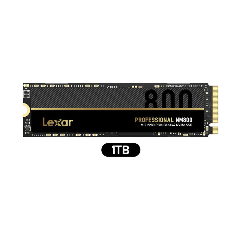 Lexar NM800 M.2 2280 7000MB/s Read PCIe Gen4x4 NVMe SSD (512GB, 1TB) (LNM800X512G-RNNNG, LNM800X001T-RNNNG)