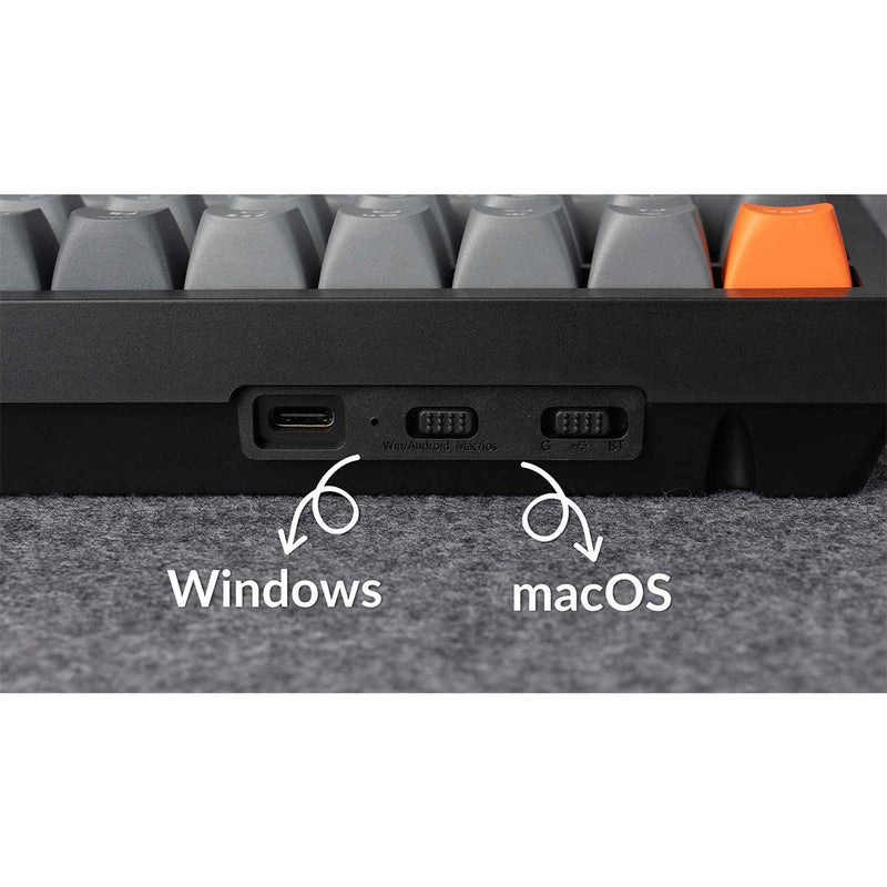 Keychron K4 Max QMK Fully Assembled Hot-Swappable RGB Backlight 96% Wireless Mechanical Keyboard - Black