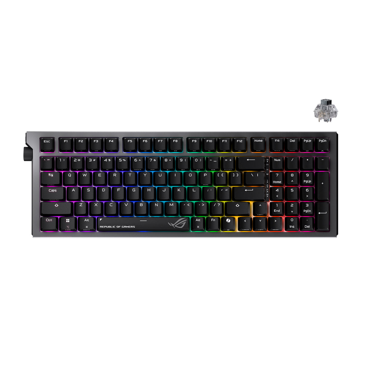 Asus ROG X903 Strix Morph 96% Tri-Mode Hot Swappable RGB Wireless Mechanical Gaming Keyboard