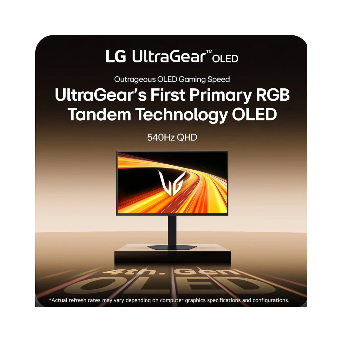 LG UltraGear OLED 27GX790B-B 27" QHD (2560x1440) Dual Mode QHD 540Hz or HD 720Hz 0.02ms GTG G-Sync