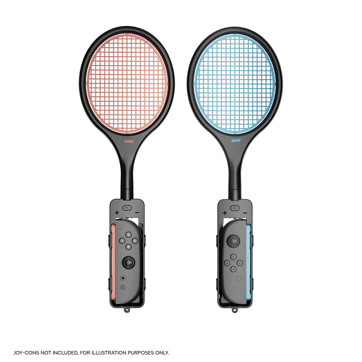 IINE Tennis Racket for Nintendo Switch / Nintendo Switch 2 (Orange/Blue) (L1085)