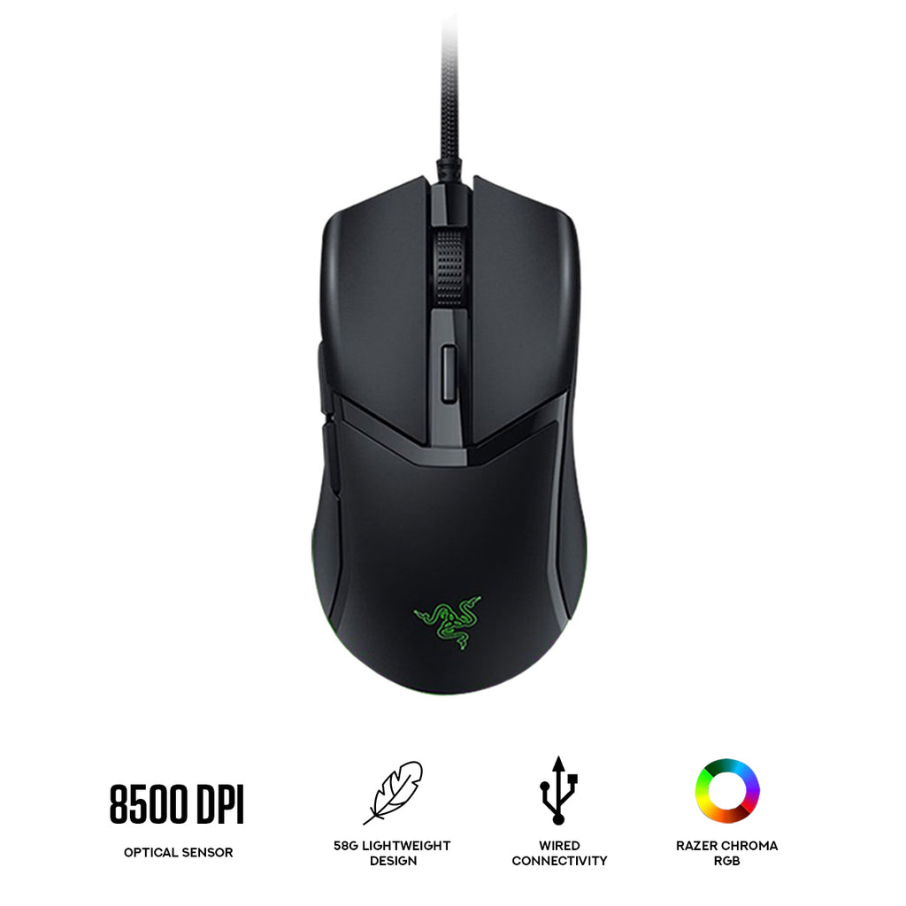 White Razer Cortex Mouse Roll over image to zoom in