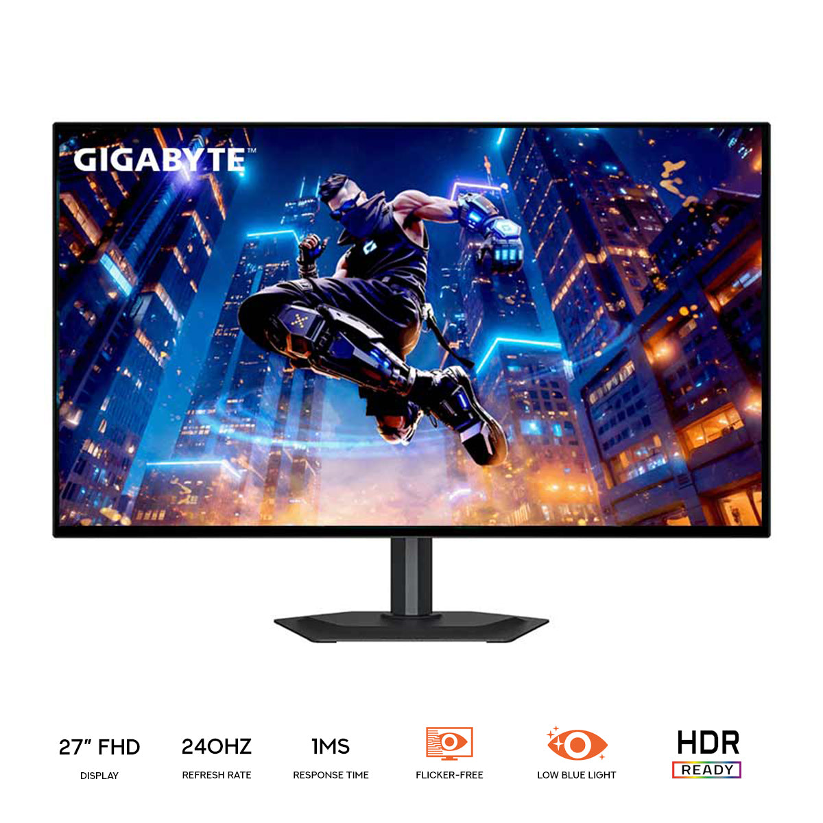 Gigabyte GS27FC2 27" FHD (1920x1080) 240Hz 1ms GtG VA 1500R Adaptive-Sync Curve Gaming Monitor