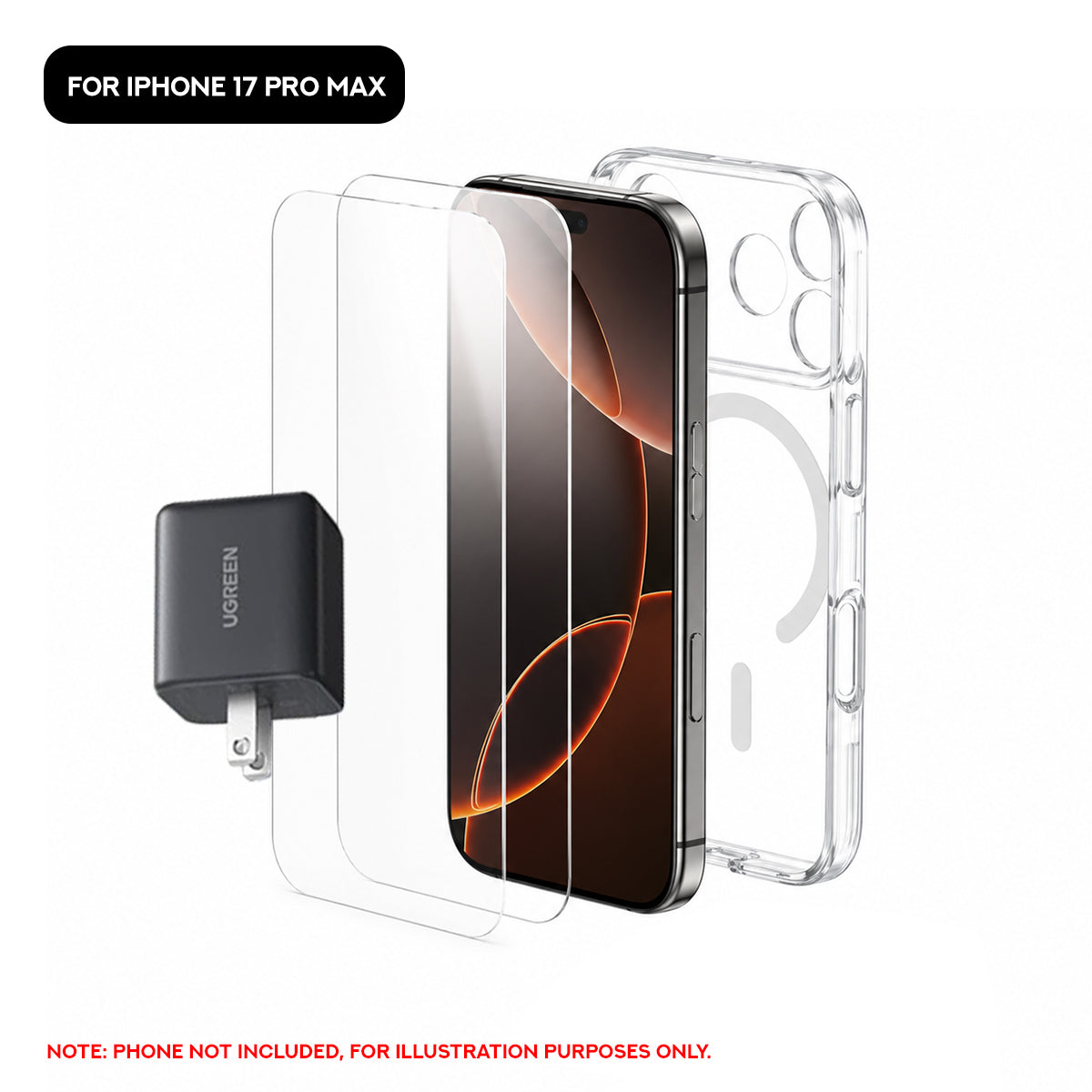 Ugreen 3-in-1 Accessory Kit for iPhone 17 Pro Max