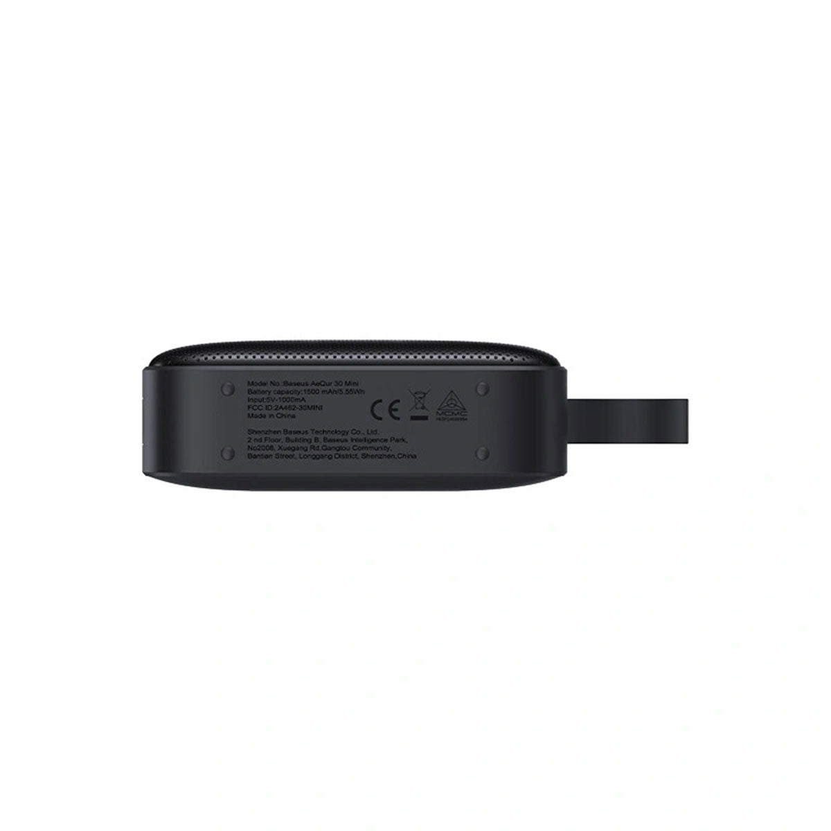 Baseus AeQur 30 Mini Portable Wireless Speaker (Cosmic Black) (A20077900123-00)