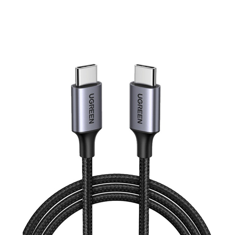 Ugreen USB-C 2.0 Male to USB-C 2.0 Male 3A Data Cable - 0.5m (Gray Black) (US261/50149)