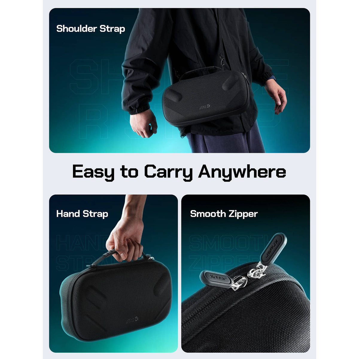 JSAUX Max Carrying Case for ROG Xbox Ally X / ROG Xbox Ally (Black) (BG0136)
