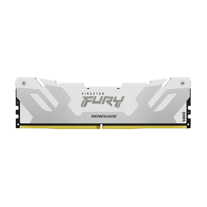 Kingston Fury Renegade 16GB (1X16GB) DDR5 XMP 6400MT/S CL32 Memory (White) (KF564C32RW-16)
