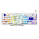 Akko ACR Pro Alice Plus Spray Painted Acrylic RGB Hot-Swappable Mechanical Keyboard Gasket Mount (White) (Akko Cs Crystal)