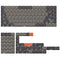 Keychron Low Profile Double Shot PBT LSA Full Set 133 Keys Keycap Set Version 2 (Carbon) (PBT-61)