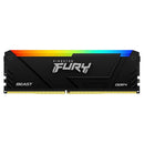 Kingston Beast Fury 16GB (1x16GB) DDR4 RGB XMP 3600MT/s CL18-22-22 Memory (Black) (KF436C18BB2A/16)