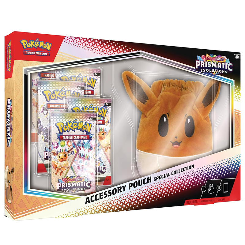 Pokemon Trading Card Game SV8.5 Scarlet & Violet Prismatic Evolutions Accessory Pouch Special Collection (10-10026-101)