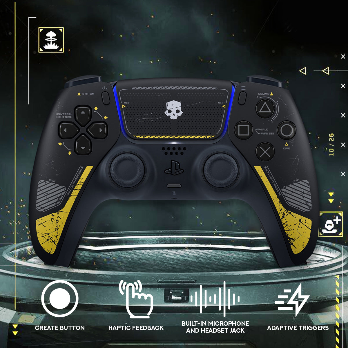 PS5 DualSense Wireless Controller Helldivers 2 Limited Edition