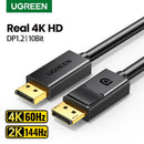 Ugreen DP 1.2 Male to Male Cable - 1m (Black) (DP102/10244)