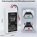 PS5 Controller Li-ion 8880mAH Battery Pack 2-Pack (VG-P5366)