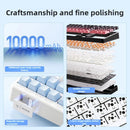 Mchose G98 V2 RGB Tri-Mode Hot-Swappable Mechanical Keyboard (Black/Pink) (Snow Tiger Switch)
