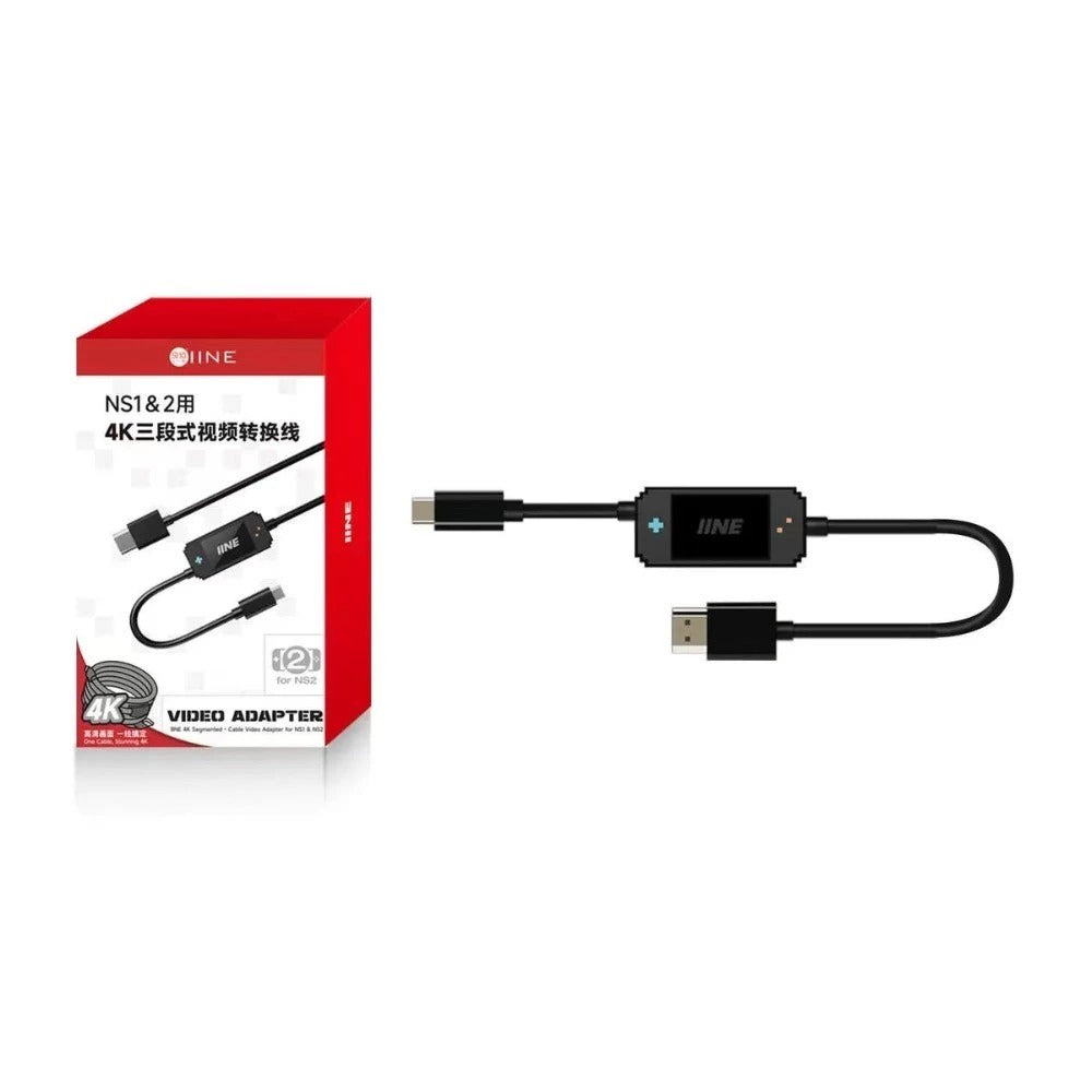 IINE 4K Segmented Cable Video Adapter for Nintendo Switch