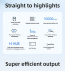 MCHOSE G98 V2 RGB Tri-Mode Hot-Swappable Mechanical Keyboard (Black) (Flame Orange Switch)