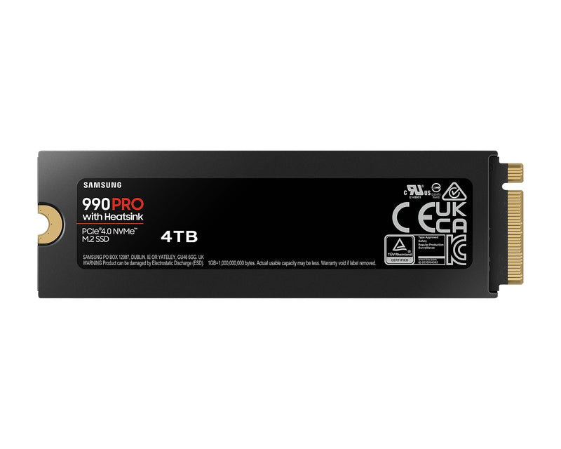 Samsung 990 PRO PCIe 4.0 NVME M.2 Internal SSD with Heatsink