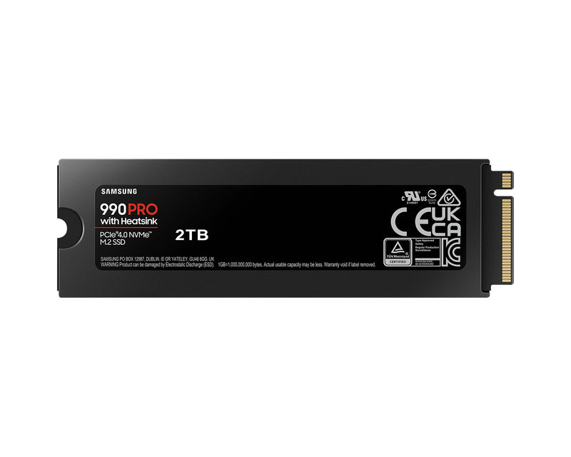 Samsung 990 PRO PCIe 4.0 NVME M.2 Internal SSD with Heatsink