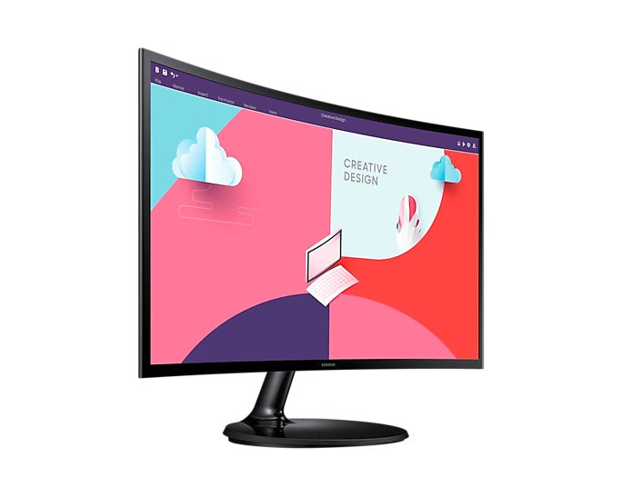 Samsung S3 LS27C360EAEXXP 27" FHD 75HZ Essential Curved Monitor (Black)