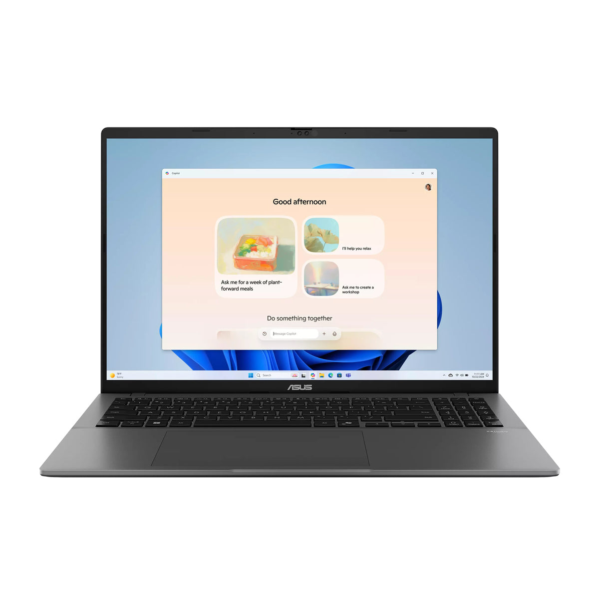 ASUS Vivobook S16 S3607VA-RP181WSM Laptop (Matte Gray) | 16" WUXGA (1920x1200) IPS | Core 5 210H | 16GB RAM | 512GB SSD | UHD Graphics | Windows 11 Home | MS Office Home & Student 2024 + ASUS AP4600 Backpack
