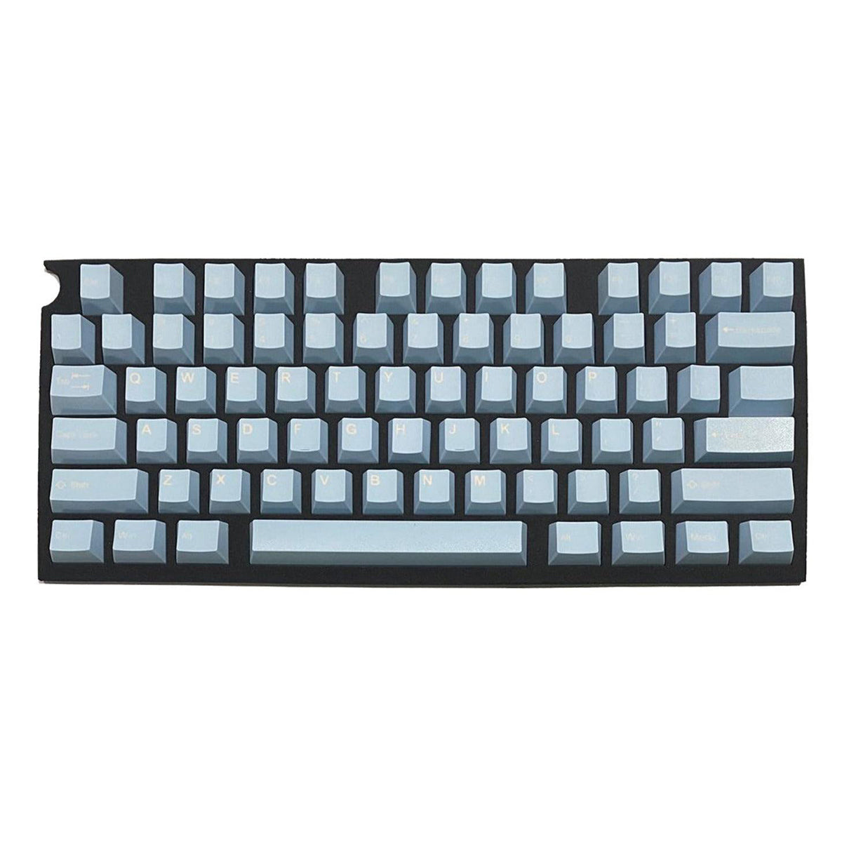 Taihao Double Shot ABS-Cubic Keycaps Set For Cherry MX Switch (150-Keys) (Blue Glacial Lake) (T01BG101)