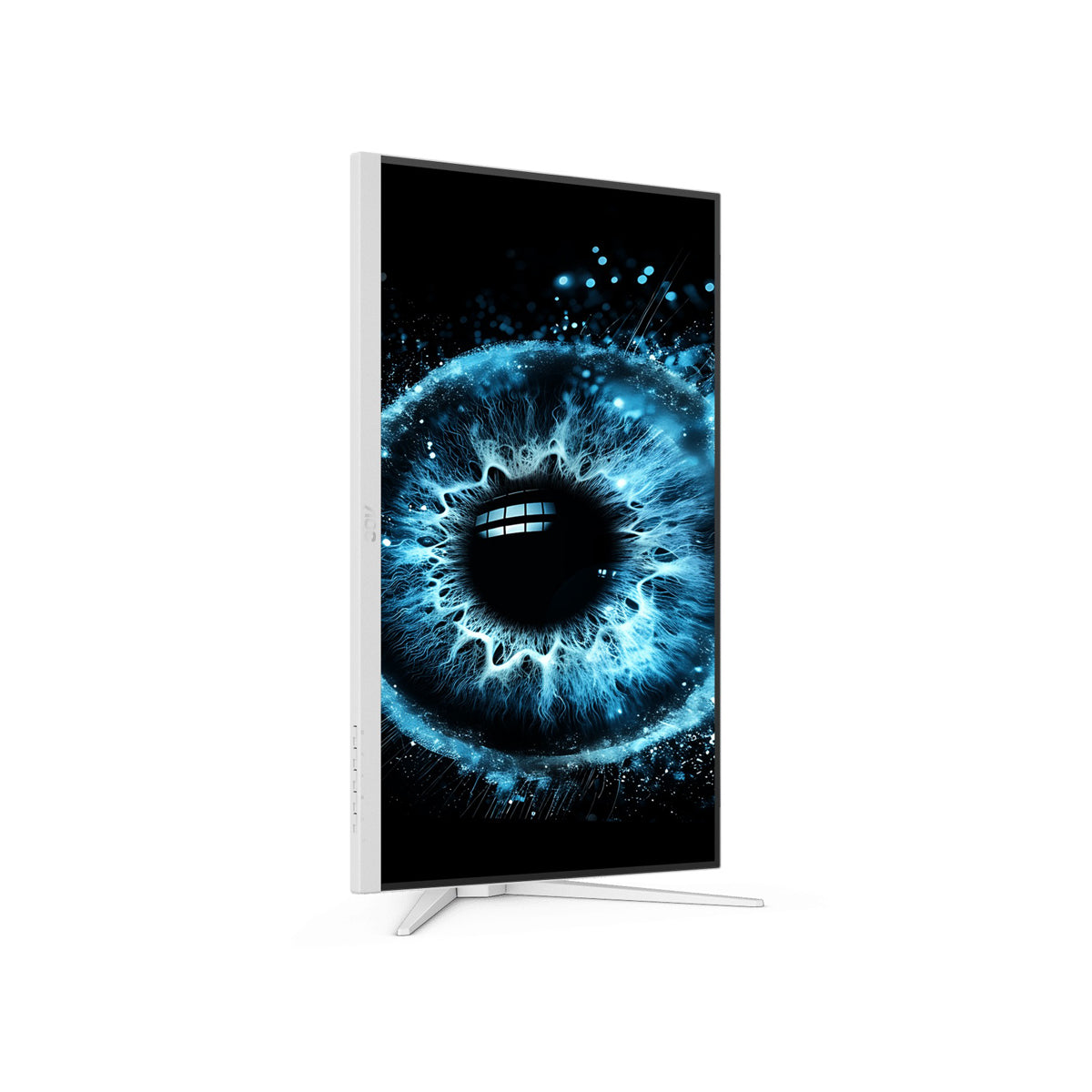 AOC Q27G4SL/WS/69 27" QHD (2560x1440) 320Hz 0.3ms MPRT/1ms GTG Fats IPS Circular Polarized Gaming Monitor with Tilt, Height, Swivel & Pivot Adjustment (White/Silver)