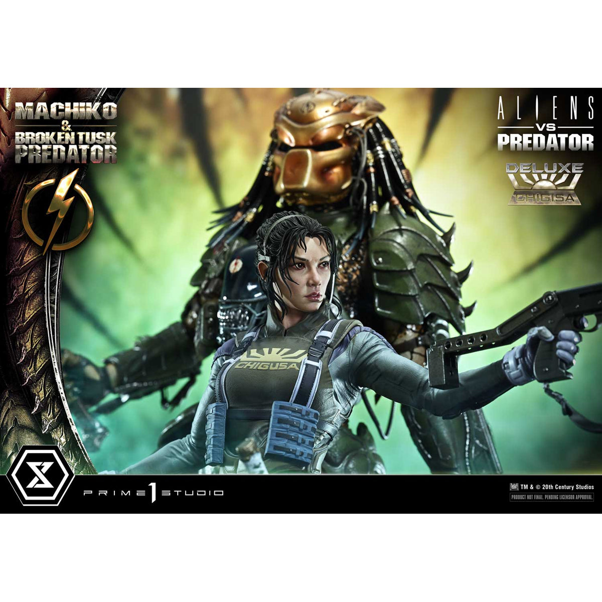 Ultimate Premium Masterline Aliens vs. Predator Machiko & Broken Tusk