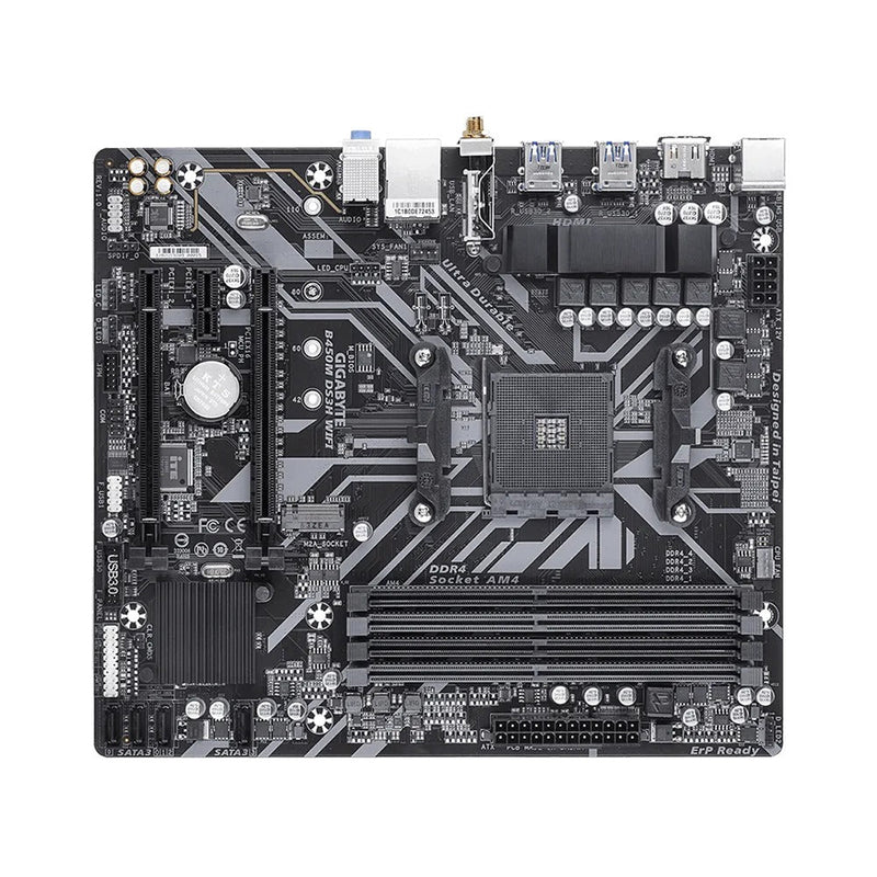 Gigabyte B450M DS3H WiFi Ultra Durable Motherboard