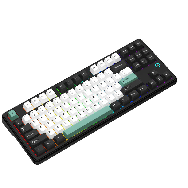 Ajazz AK870 V2 RGB Tri-Mode 87-Keys TKL Gasket-mounted Hot Swappable Mechanical Keyboard