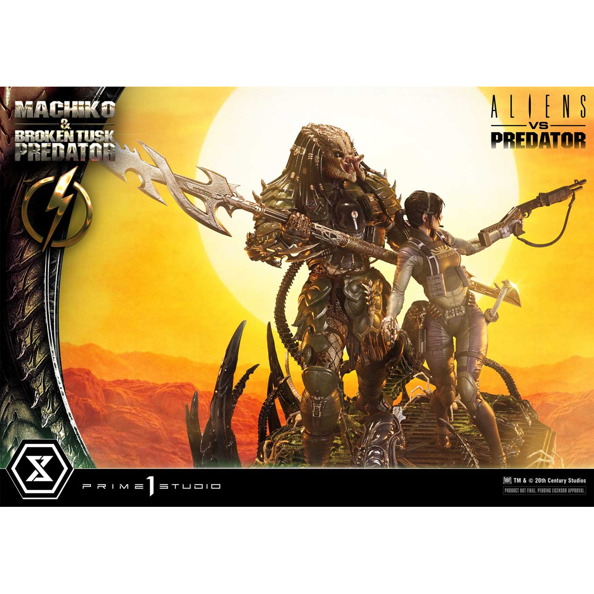 Ultimate Premium Masterline Aliens vs. Predator Machiko & Broken Tusk
