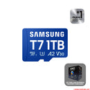 Samsung T7 UHS-I C10 U3 V30 A2 170MB/s Read microSDXC