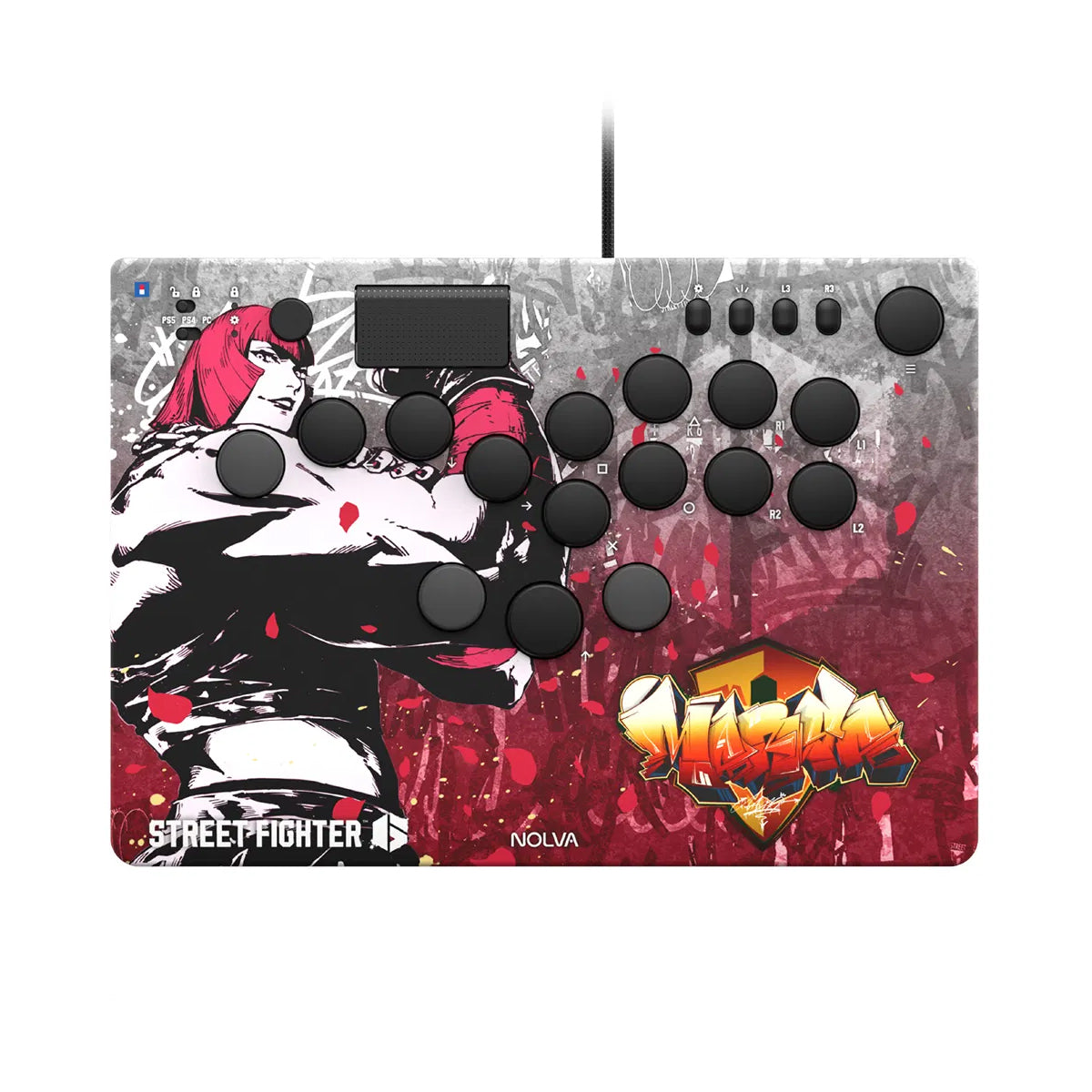 Hori Street Fighter 6 Nolva Mechanical All-Button Arcade Controller