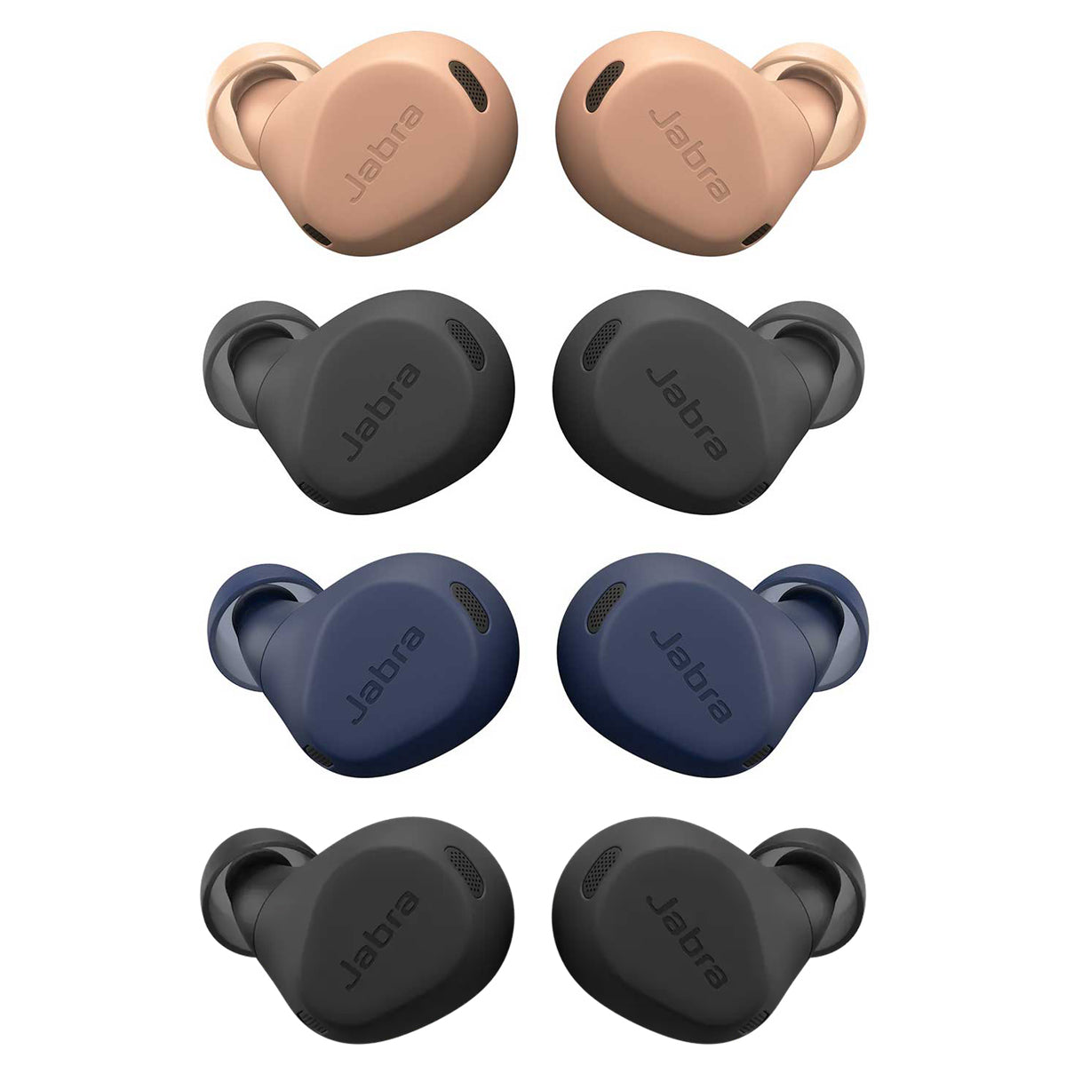 Jabra Elite 8 Active True Wireless Sports Earbuds (Caramel, Dark Grey, Navy, Black)