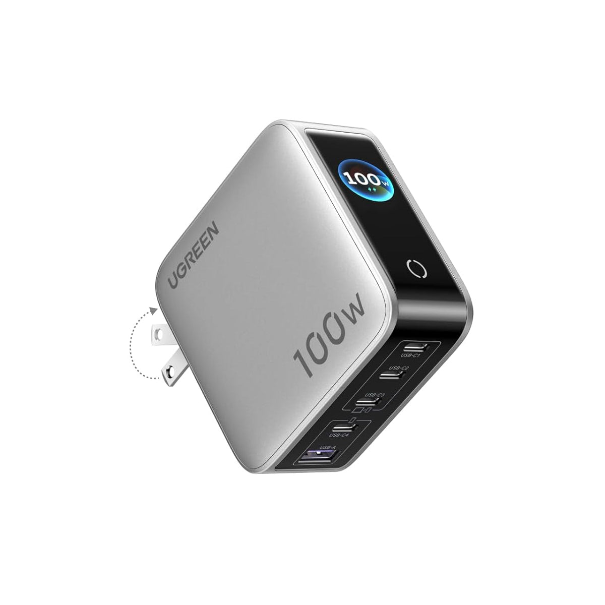Ugreen Nexode Pro 100W GaN Fast Charger with Smart Display