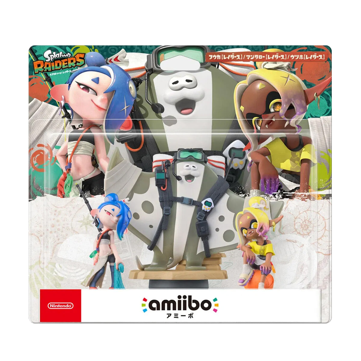 Nintendo Amiibo Splatoon Raiders (Shiver, Big Man & Frye) (JPN)