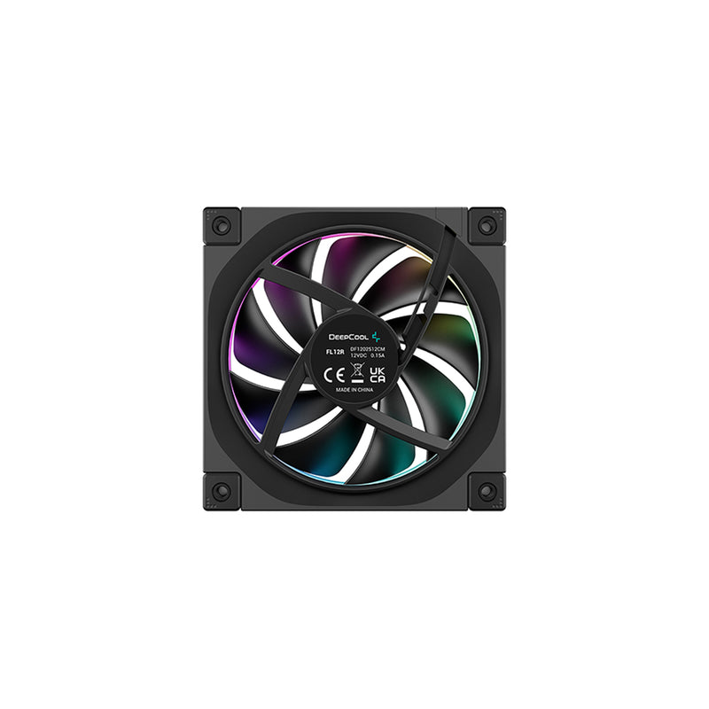 DeepCool FL12R 3-in-1 3x120mm Unique ARGB Fans (Black, White)