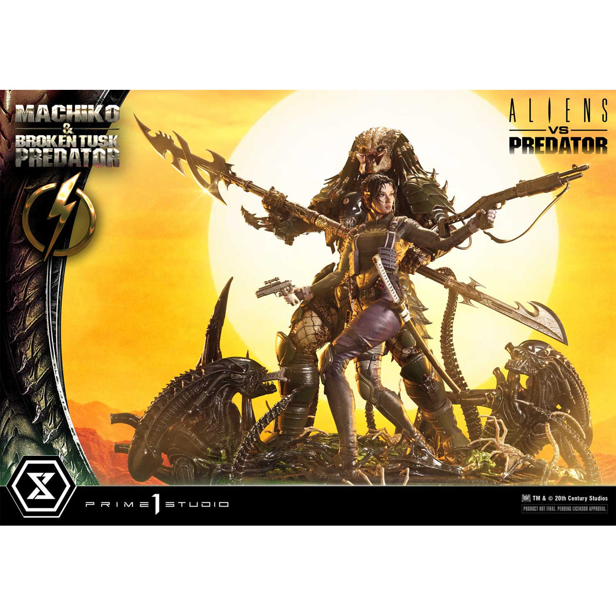Ultimate Premium Masterline Aliens vs. Predator Machiko & Broken Tusk