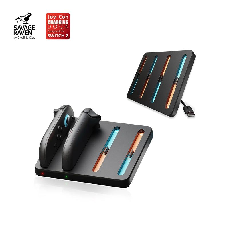 Skull & Co. Joy-Con Charging Dock for Nintendo Switch 2 (Black)