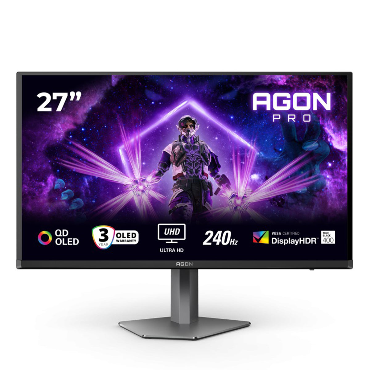 AOC Agon Pro AG276UZD 26.5" UHD (3840x2160) 240Hz 0.03ms GTG QD-OLED Gaming Monitor