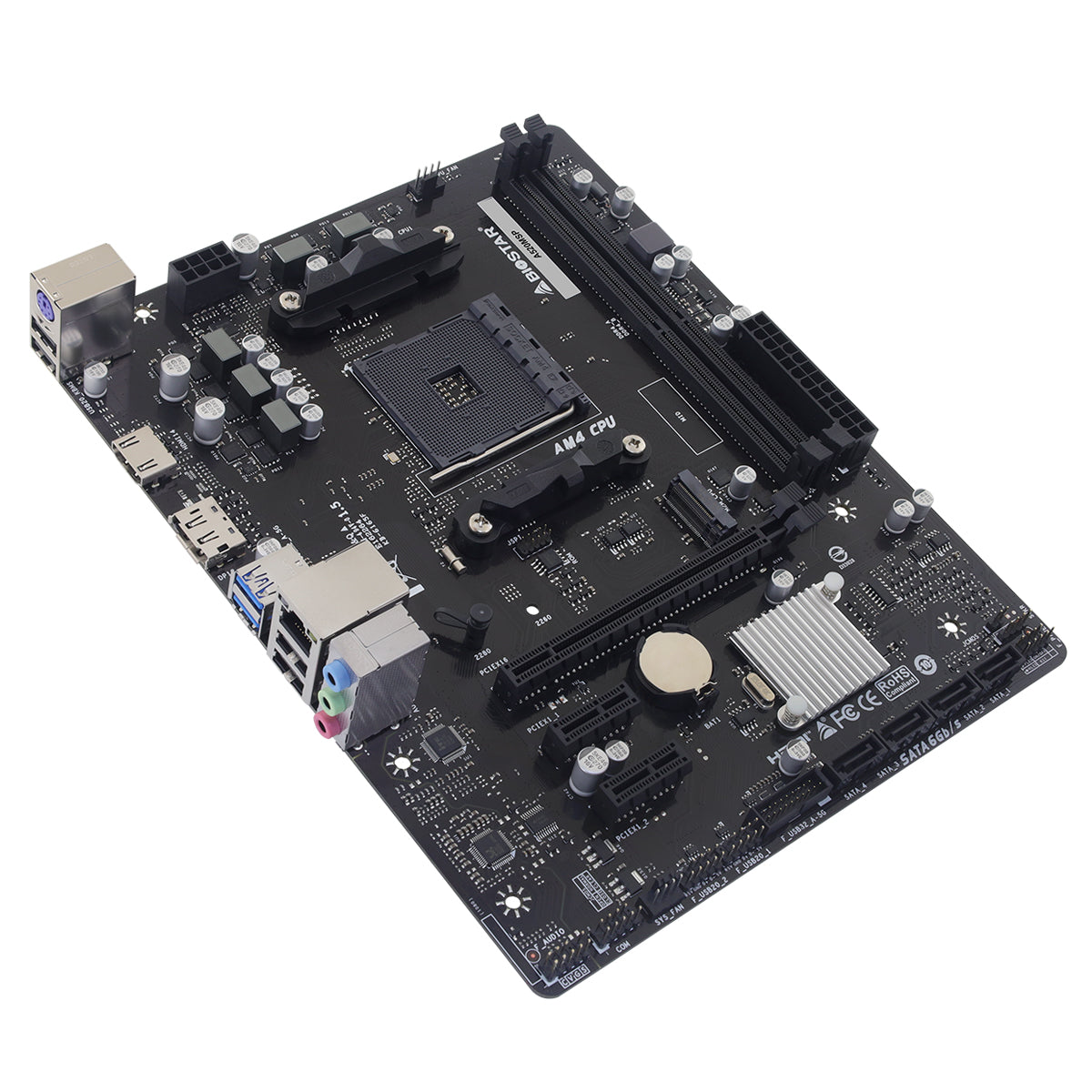 Biostar A520MSP AMD Dual DDR4 AM4 Motherboard