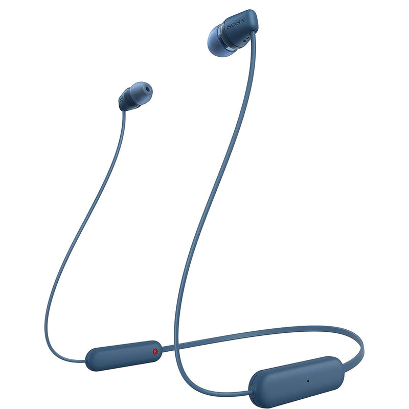 Sony WI-C100 Wireless In-Ear Headphones (Blue)