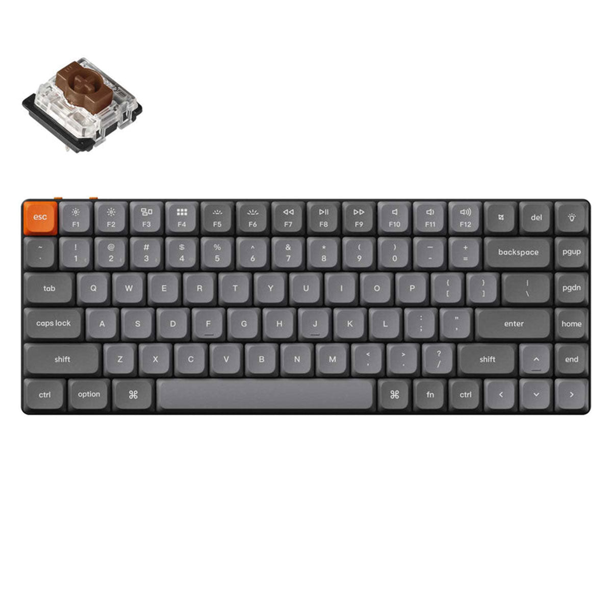 Keychron K3 Max QMK/VIA White Backlit Compact Wireless Custom Mechanical Keyboard