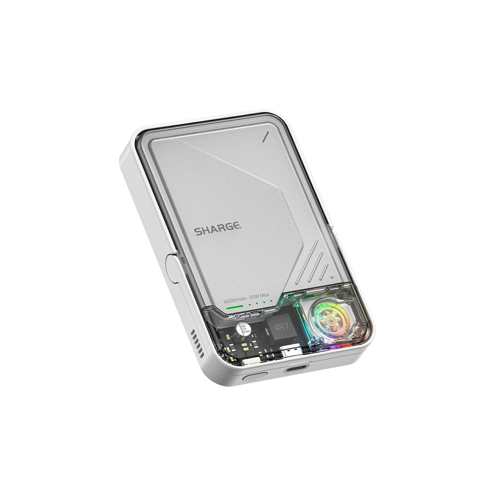 Sharge ICEMAG 2 Power Bank Wireless Charging 10000mAh 30W with Active Cooling (M2)