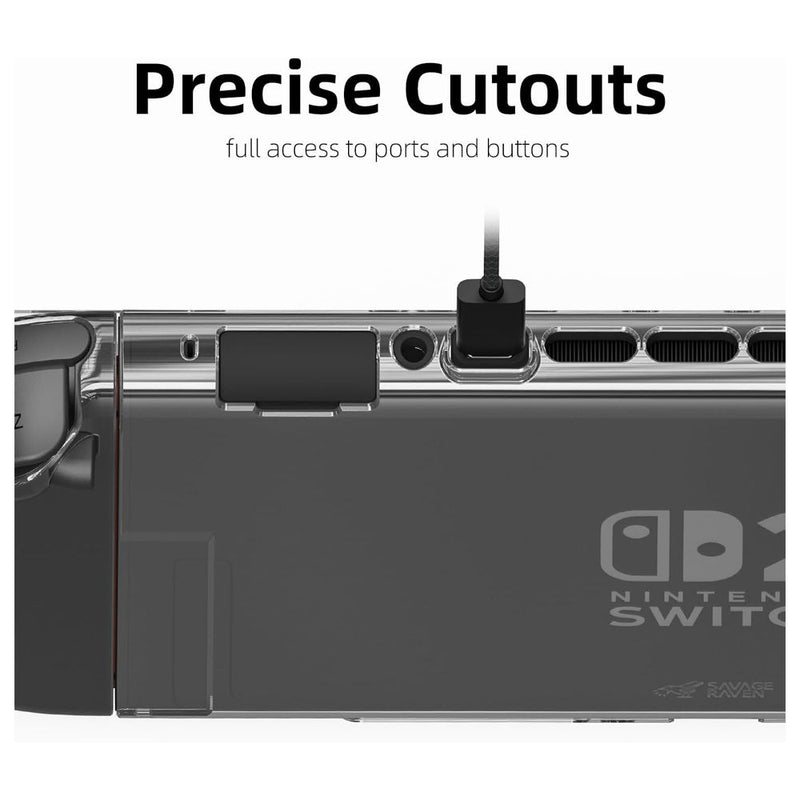 Skull & Co. Split Case for Nintendo Switch 2 (Crystal Clear) (NS2SPT-CL)