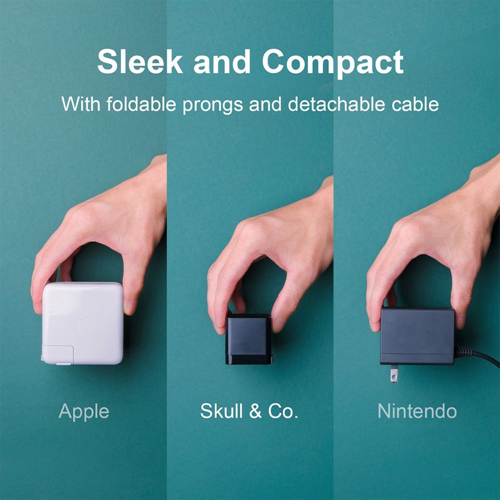 Skull & Co. Gan Ac Adapter (2 Prongs Only) (Nsac)