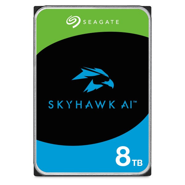 Seagate Skyhawk AI 8TB 256MB Cache SATA 6.0GB/s 3.5 Inch Internal Hard Drive (ST8000VE001)