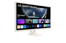 LG 32SR50F-W 32" FHD (1920x1080) IPS 60Hz 8ms (TYP) Tilt Smart Monitor with WebOS